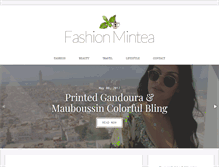 Tablet Screenshot of fashionmintea.com